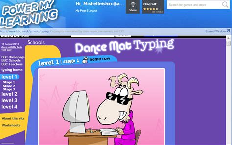 dance mat typing