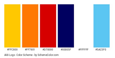 Aldi Logo Color Scheme » Blue » SchemeColor.com