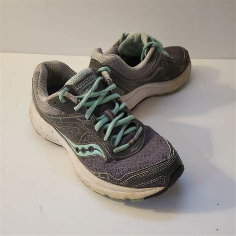 Saucony GRID COHESION 10 Womens Grey/Mint S15333-3 Running Shoes Sz 6.5 ...