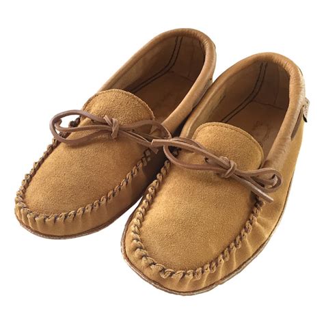 Men's Handmade Genuine Leather & Suede Soft Sole Moccasin Slippers ...