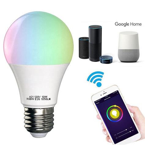 Smart Light Bulb, Wifi Light Bulb Color Changing LED Bluetooth Light ...