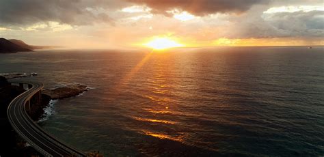 Sunrise over the Iconic Sea Cliff Bridge last Monday : r/sunrise