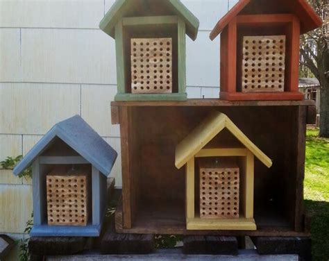 Mason Bee House Habitat Cedar Habitat Restoration Organic - Etsy