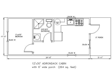 12x24 floor plans - Google Search | Tiny house floor plans, Cabin floor ...