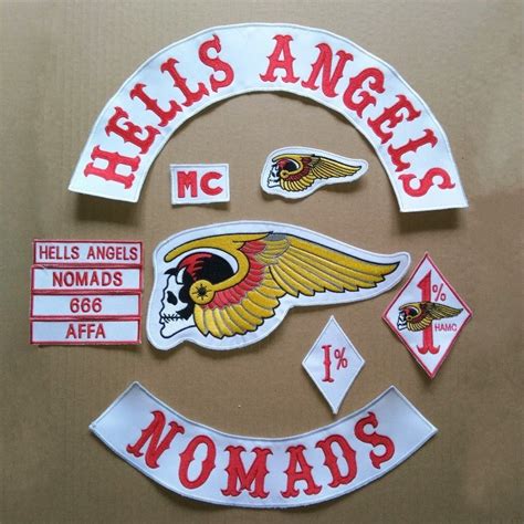 LIVE TO RIDE Motorcycle Hells Angels MC PATCHES Embroidered Sew On ...