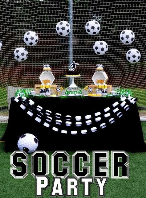 Soccer Birthday Party Ideas | Photo 1 of 42 | Soccer birthday parties ...