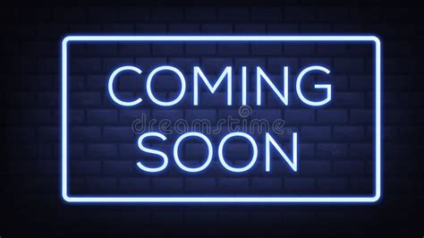 Coming Soon Neon Sign Coming Soon Badge in Neon Style, Design Element ...