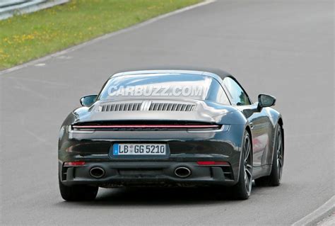 New Porsche 911 GTS Targa Spied Completely Undisguised | CarBuzz