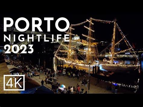 Porto nightlife 2023: Porto RIBEIRA Portugal 4K Porto night walk – City ...