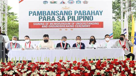 MOU SIGNED FOR PAMBANSANG PABAHAY