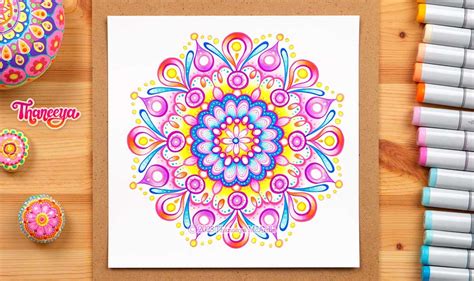 Easy Mandala Coloring Pages Set Of 12 Printable Mandalas To Color ...