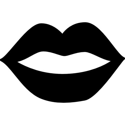 Female Mouth Lips free icons designed by Freepik | Silhouette stencil ...