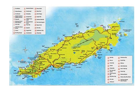 Map of Tobago. Copyright MEP Publishers 2013 | Tobago map, Tobago, Map