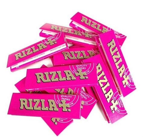 Small Rizla Premium /natural Thin Rolling Papers Pink Booklets - Etsy