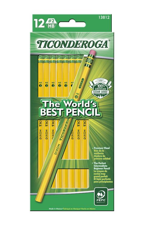 Dixon Ticonderoga #2 HB Soft Pencils, 12-Count - Walmart.com