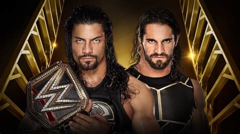 WWE World Heavyweight Champion Roman Reigns vs Seth Rollins à Money In ...