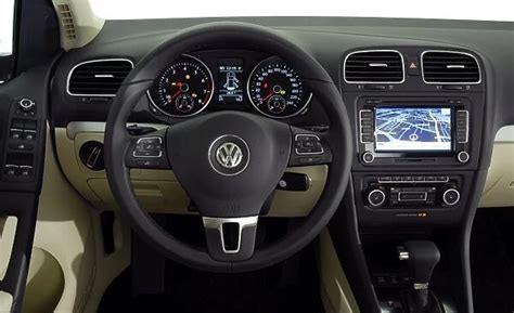 2009 VW Golf Mk6 interior dashboard (Print #5762203). Framed Photos