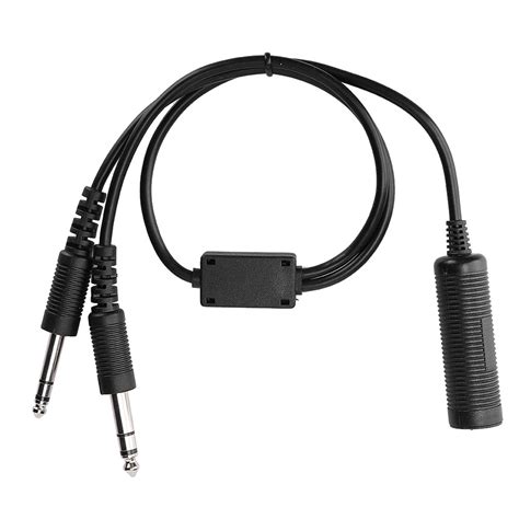 David Clark AVCOMM Helicopter to General Aviation U 174 Headset Adapter ...