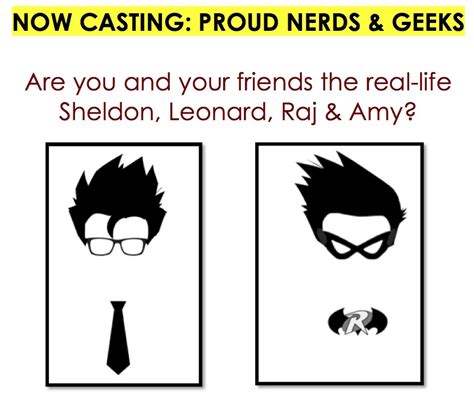 New Nerds and Geeks TV Show Needs You! [Casting Call]