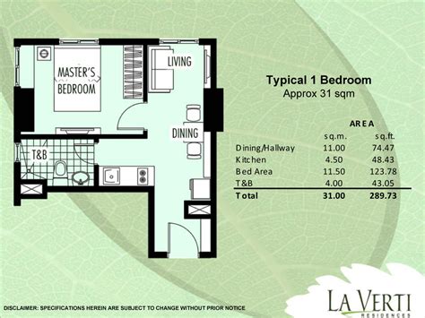 Condo Sale at La Verti Residences Condo Unit Floor Plans