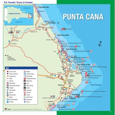 Map of Punta Cana/Bavaro area | Dominican Republic ~ #Plan2Travel ...