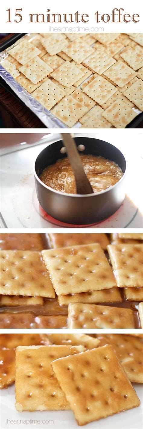 3-Ingredient Saltine Cracker Toffee - I Heart Naptime | Recipe | Toffee ...