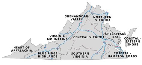 Virginia Map - Virginia Is For Lovers