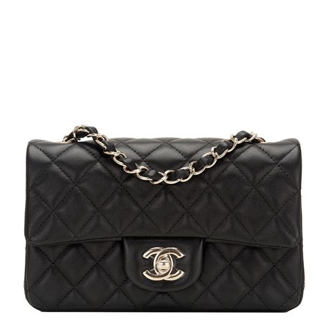 Chanel | Lambskin Mini Rectangular Classic Flap with Gold Hardware– TC