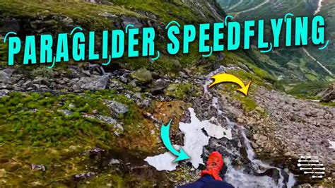 Paraglider Speedflying Down a River - YouTube