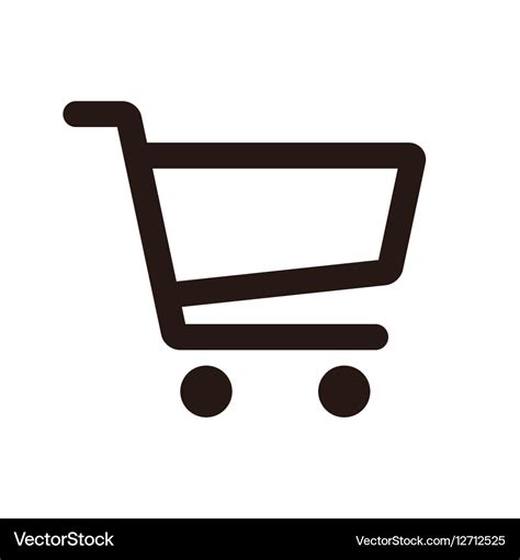 Shopping cart icon Royalty Free Vector Image - VectorStock