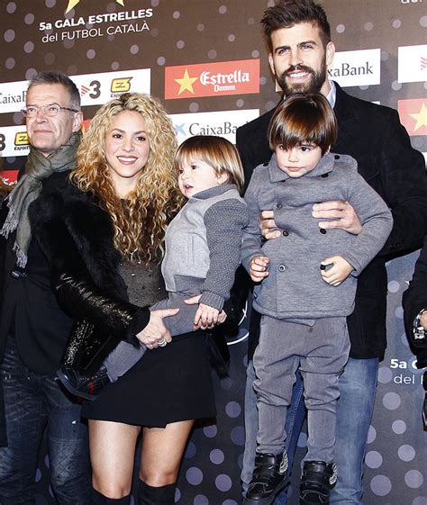 Shakira & Gerard Pique Hit Red Carpet with Kids After Health Scare ...