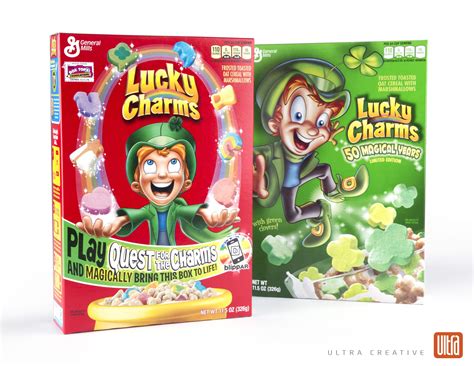 Lucky Charms cereal box designs | by Ultra Creative Oat Cereal, Cereal ...