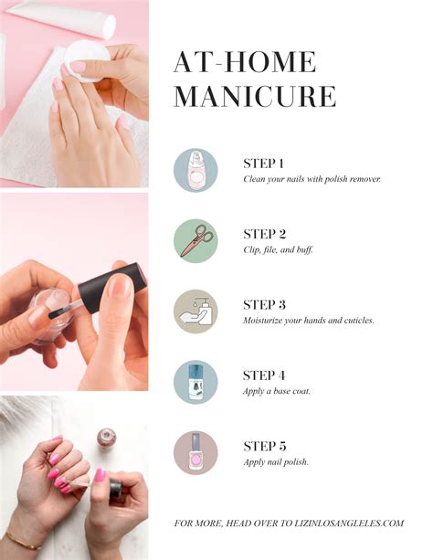 At-Home Manicure in 2020 | Manicure at home, Manicure pedicure at home ...