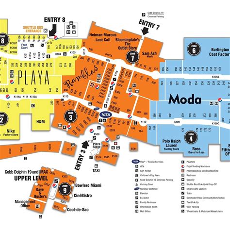 Hours & Map | Outlet shopping, Miami, Entertaining