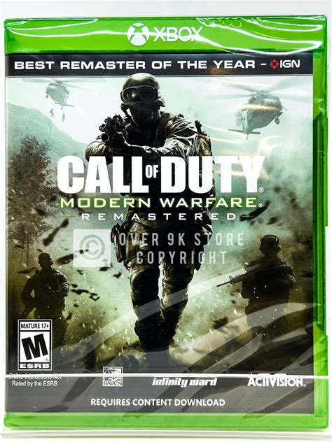 Call of Duty Modern Warfare Remastered - Xbox One - Brand New | Factory ...