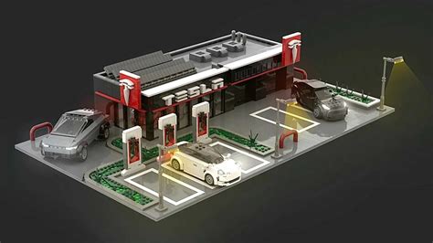 Tesla Supercharger Station Lego Set Wants Your Assist - Fuel Cell ...