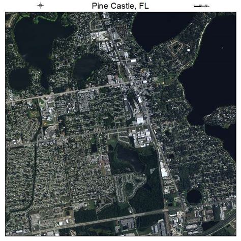 Aerial Photography Map of Pine Castle, FL Florida