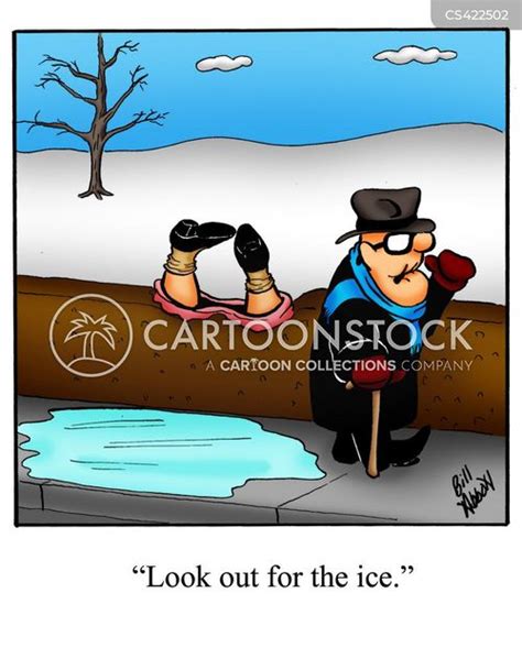 Slippery Surface Cartoons and Comics - funny pictures from CartoonStock