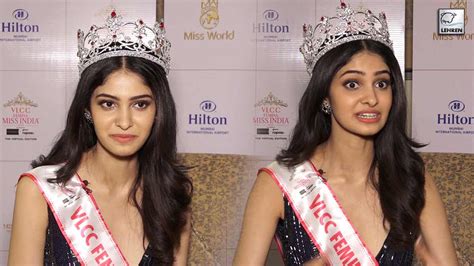 Miss India 2020 Winner Manasa Varanasi Talks About Her Bollywood Plans