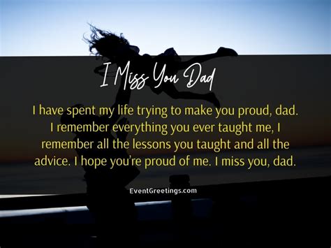 25 I Miss You Dad Quotes And Messages With Images Events Greetings