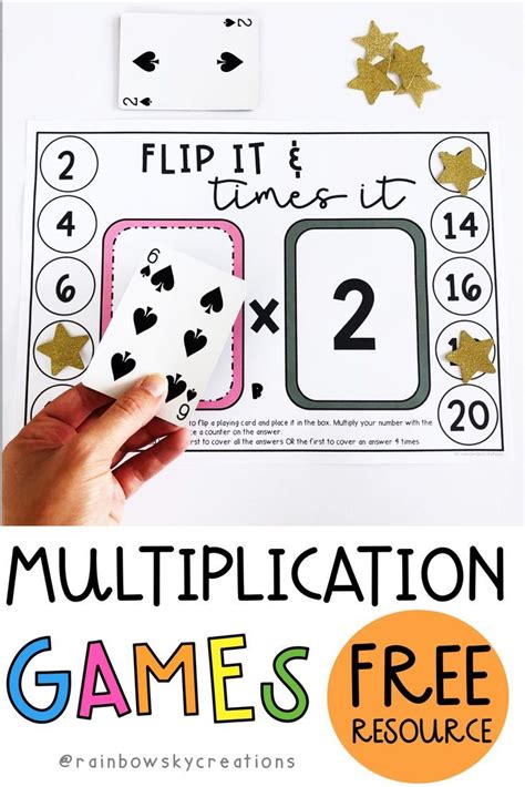 Multiplication Games - Times table games - Freebie | Teaching ...