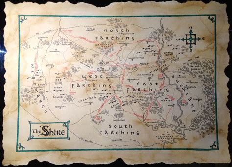 map of the shire | The hobbit map, Map, The hobbit