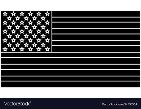 United states of america flag silhouette Vector Image