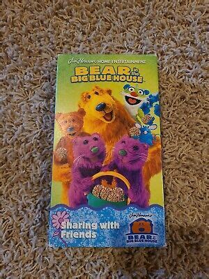 Bear In The Big Blue House Vhs Lot Of 4 Sharing with friends Potty ...