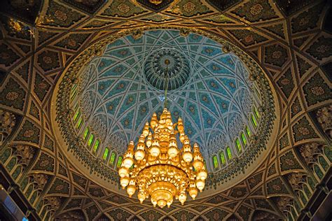 Ceiling / Inside the Sultan Qaboos Grand Mosque, Muskat, M… | Flickr