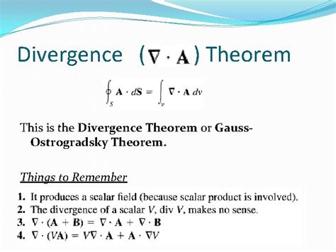 Divergence Curl Divergence Theorem and Stokes Theorom Divergence