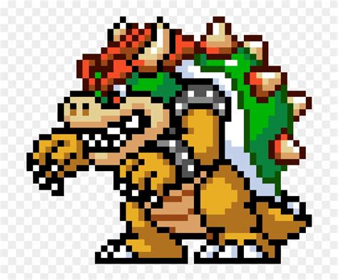 Super Mario Bowser Pixel Art