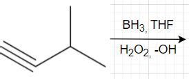 What is the product of the following product? BH3, THF | Homework.Study.com