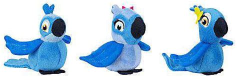 Rio 2 Jewel Kids Exclusive 12 Plush Set Carla, Bia Tiago Jakks Pacific ...