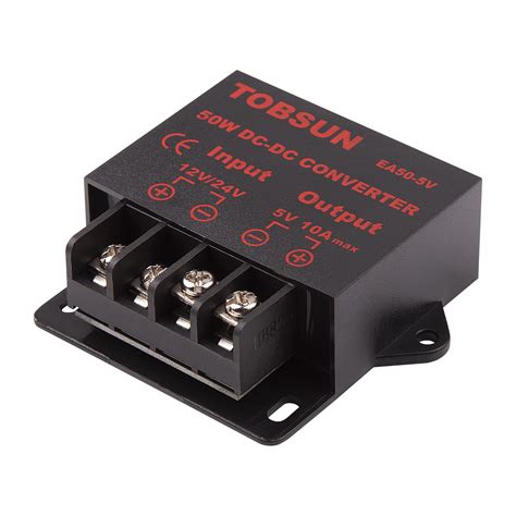 12v to 5v Step Down Converter – iGreely DC 12V 24V to 5V 10A Converter ...